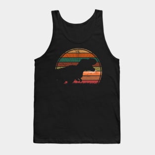 T Rex Sunset Tank Top